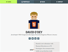 Tablet Screenshot of davidodey.com